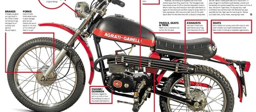 At a glance guide – Garelli Tiger Cross