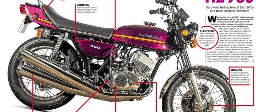 At a glance guide – Kawasaki H2 750