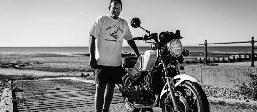 Vince and his Yamaha RD350LC