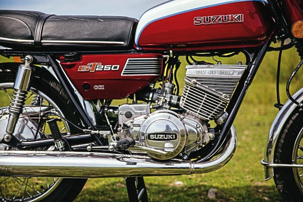 Flattering Ram Suzuki GT250 Ra... Features Classic Bike Hub