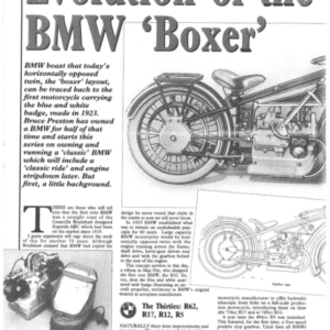 Evolution of the BMW Boxer - PDF Download