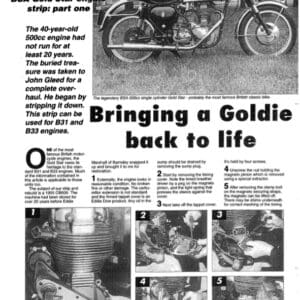 BSA Gold Star CB500 Engine Stripdown - PDF Download