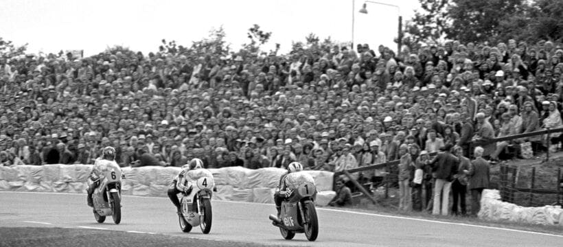 Barry Sheene's first 500cc Grand Prix win