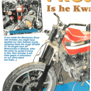 Kawasaki GPz550 - PDF Download