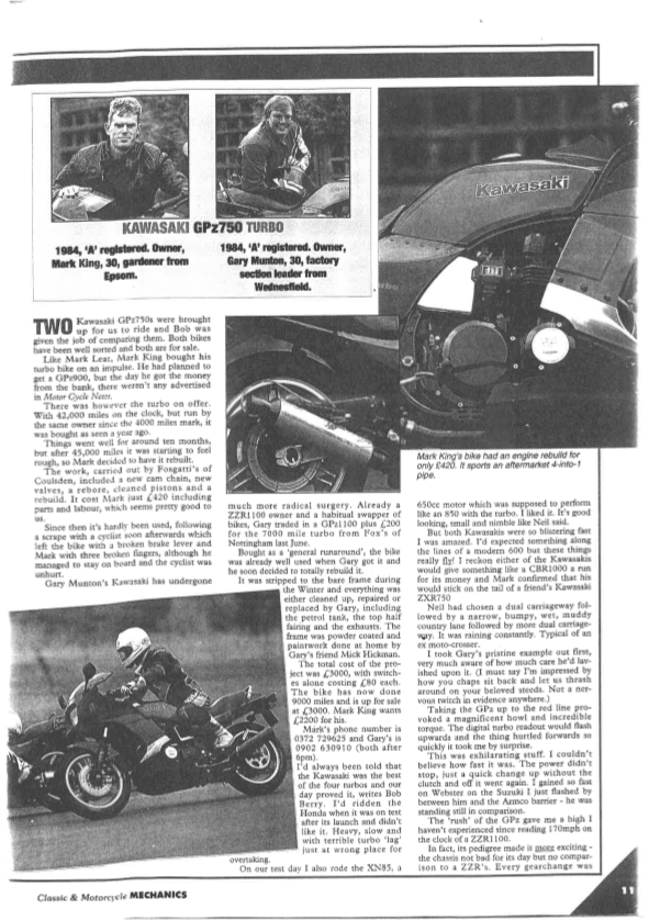 Kawasaki GPz750 Turbo - PDF Download