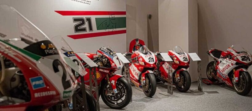 Ducati Museum new exhibition celebrates Troy Bayliss WSB title win