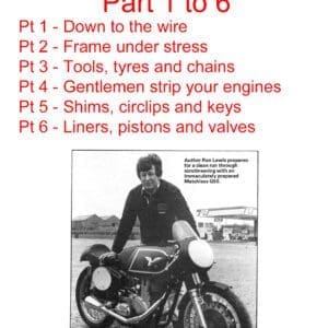 Ron Lewis - Race Preparation Series - Parts 1 to 6 - PDF Download