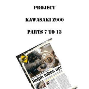 Project Kawasaki Z900 engine re-build. Parts 7 to 13 PDF Download