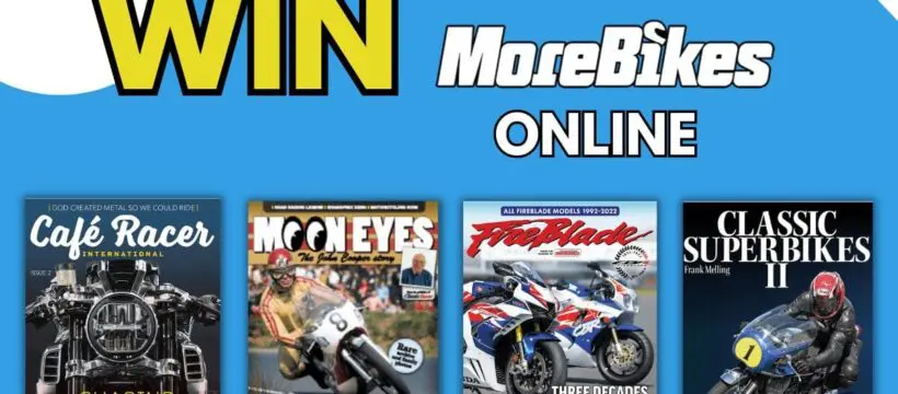 WIN a book bundle worth over £36 by reading MoreBikes online!