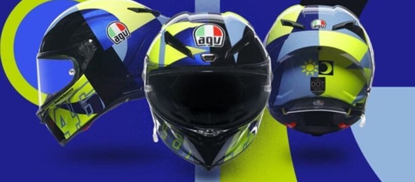 AGV introduces limited edition Rossi replica helmet