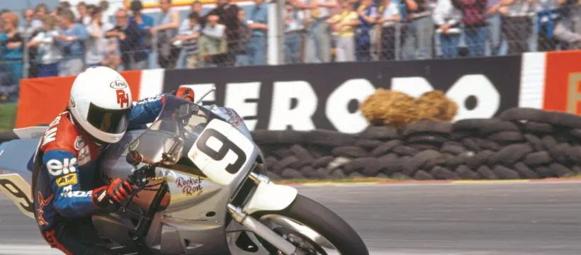 From the archive: Ron Haslam on a stocker VFR