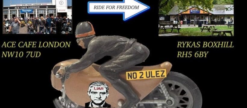 Ride for Freedom demonstration to be held against ULEZ expansion