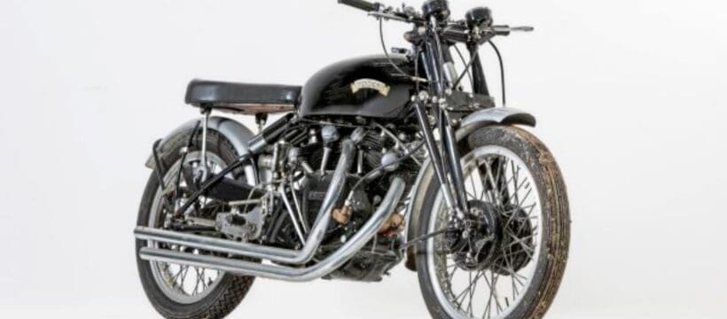 Bonhams to sell the 14th production Vincent Black Lightning at the Spring Stafford Sale