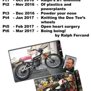 While taking my wife’s Z650 for an MOT I noticed a very forlorn looking DT that clearly hadn’t turned a wheel in years leaning up against a wall. I am a sucker for wanting to rescue bikes that clearly are a lost hope, so asked the owner how little he would accept for it to have a new home.