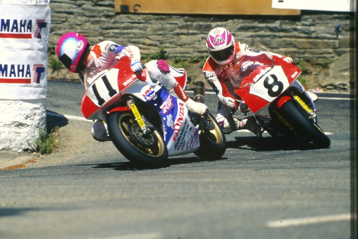 When HRC unleashed the RVF750 at the 1991 Isle of Man TT